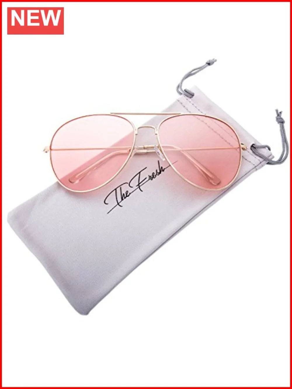 XL Oversized Aviator Metal Frame Sunglasses with UV400 Protection